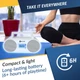 Портативна аудіосистема KLIM Boombox B4 з CD-програвачем, AM/FM-радіо, CD-програвачем, MP3-плеєром, Bluetooth, AUX, USB - зображення 3