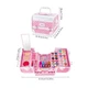 Набір дитячої косметики HEANING 45 in 1 Deluxe Kids Real Makeup Kit - зображення 8