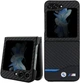 Etui BMW Leather Carbon BMHCZF522NBCK do Samsung Z Flip5 F731 Czarne (3666339174071) - obraz 3