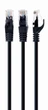 Патч-корд 1.5 м, UTP, Black, Cablexpert, Cat.6, CCA, PVC (PP6U-1.5M/BK) - зображення 1