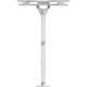 Настінне кріплення для ТВ 27-43", Kivi Motion-223W, White - зображення 4