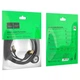 Патч-корд 3 м, FTP, Black, Hoco US02 "Level", Cat.6, Cu, PVC - изображение 8