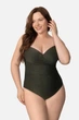 Купальник слитный с уплотнённой чашкой Marc & Andre 56D/5XL Оливковый (144477) - изображение 1
