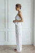 Пижама Forli Комплект с вышивкой топ с брюками Demure XS/S Молочный HL0089-09-79_XS/S - изображение 3