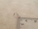 Серебряная серьга-пирсинг в нос с фианитом. 8182526Р - изображение 5