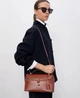 Сумка женская Loro Piana Extra Bag L27, коричневая - изображение 3
