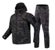 Костюм софтшел Чорний мультикам Soft Shell на флісі M - зображення 1
