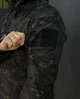 Костюм софтшел Чорний мультикам Soft Shell на флісі M - зображення 4