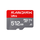 Карта пам'яті microSDXC (UHS-1) SanDisk Ultra 512Gb class 10 A1 (195Mb/s) (adapter SD) (SDSQUJQ-512G-GZ6MA) - изображение 1