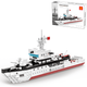 Конструктор Wange військовий корабель Type 081 мінний тральщик – дитячий конструктор, військова техніка, 380 деталей - зображення 5