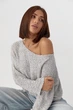 Кофта - паутинка из букле Lurex Серый One Size (6337) - изображение 1
