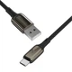Кабель Proove Dense Metal USB to Type-C (CCDM20001221), 3A, 2 м, 480 Мбіт/c, нейлон, посилені конектори, чорний - зображення 7
