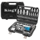 Набор инструментов 94 предмета 1/2'', 1/4'' (6гр.)(4-32мм) KINGTUL KT-94 - изображение 1
