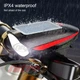 Велофонарь с сигналом 7599/S7588 солнечная батарея Waterproof Li-Ion аккум. ЗУ Type-C - изображение 3