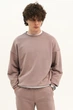 Світшот оверсайз чоловічий Beige 8XL - зображення 2