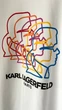 Світшот жіночий Karl Lagerfeld білий принт XL - изображение 5