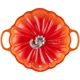 Чугунная жаровня в форме тыквы 4 л с крышкой, оранжевая Calabaza Cocotte LE CREUSET - изображение 3