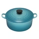 Кастрюля / жаровня 18 см, бирюзовая Le Creuset - изображение 1