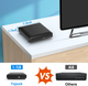DVD-програвач Toioik DVP-508 Mini HDMI Full HD 1080p, All Region, USB, AV, пульт дистанційного керування, компактний, чорний - зображення 8