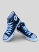 Кеды для мальчиков высокие с вышивкой Converse черные 37 - изображение 6