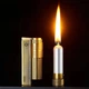 Бензинова запальничка з регулюванням полум’я VintageFlame, латунна - зображення 3