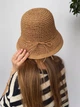 Легка панама капелюх з кантом One size бежева - изображение 5