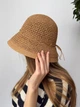 Легка панама капелюх з кантом One size бежева - изображение 8