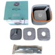 Швабра с бесконтактным отжимом и ведром 5,8 л + 2 насадки, комплект для уборки и мытья полов, из микрофибры и нержавеющей стали, серая - изображение 10