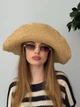 Соломʼяний жіночий капелюх з рафії One Size - зображення 7