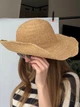 Соломʼяний жіночий капелюх з рафії One Size - зображення 10