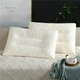 Ортопедична подушка Pillow-05 з ефектом пам'яті для підтримки хребта, 50x30см, Memory Foam, середня жорсткість, біла - зображення 8