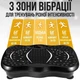 Віброплатформа для фітнесу з 2 еспандерами, 99 режимів, до 180 кг, для схуднення та масажу, з пультом дистанційного керування, LED дисплеєм, чорна - зображення 4