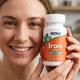 Залізо для утворення гемоглобіну Iron 18 mg Now Foods 120 капсул - зображення 2