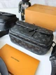 Сумка через плече месенджер Louis Vuitton S Lock чорна (067) - зображення 4
