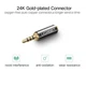Аудіоперехідник UGREEN 3.5 mm Male to 2.5 mm Female Adapter. Gray - зображення 5