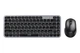 Комплект бездротова клавіатура та миша 2E MK-430 Grey-Black WL/BT, EN/UK - зображення 1