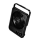 Вентилятор настольный портативный HOCO HX607 Slim Desktop Fan (100 уровней скорости, 2000mAh, 10 ч). Black - изображение 3