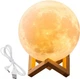 Ночник Луна 13 см 3D Magic Moon Light Touch Control Белый настольний сенсорный светильник - изображение 11