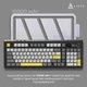 Клавиатура Ajazz AK980 V2 Gift Switch V2 Wireless/Bluetooth/USB UA Black/Grey/Yellow (AK980-V2-G-BGY) - изображение 6