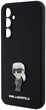 Etui Karl Lagerfeld Silicone Ikonik Metal Pin KLHCS23FEMHKNPK do Samsung S23 FE S711 Czarne (3666339218645) - obraz 1