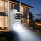 Поворотная Wi-Fi камера на 2 линзы 2×3 МП Q13 ночное видение до 40 м - изображение 9