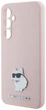 Панель Karl Lagerfeld Silicone Choupette Metal Pin KLHCS23FESMHCNPP для Samsung S23 FE S711 Pink (3666339218690) - зображення 1