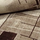 Килимова доріжка безворсова на повстяній основі Virtual Print Скло-P2 0.80 м коричневий бежевий - зображення 6