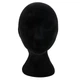 Манекены головы из пенопласта RESTEQ для шапок, парик, очков, рисования Черные 50см - изображение 2