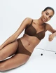 Бюстгальтер женский Marks & Spencer классический с полной чашкой Flexifit шоколадный 95D - изображение 1