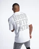 Футболка BOXRAW HRDR FSTR SMTR Oversized M Біла - изображение 2