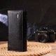 Женский кошелек CANPELLINI 21527 из натуральной кожи черный с монетницей 19 2х10 2х2 5 см 56564 - изображение 10