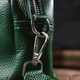 Женская сумка на плечо Vintage 20х13х6 см зеленая из натуральной кожи 56603 - изображение 14
