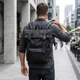 Рюкзак для ноутбука унисекс из полиэстера с эко-кожей Rolltop до 15 6 дюймов черный 59331 - изображение 4