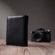 Чоловічий шкіряний гаманець портмоне з натуральної шкіри ST Leather з монетницею, вертикальний, чорний 57725 - зображення 14
